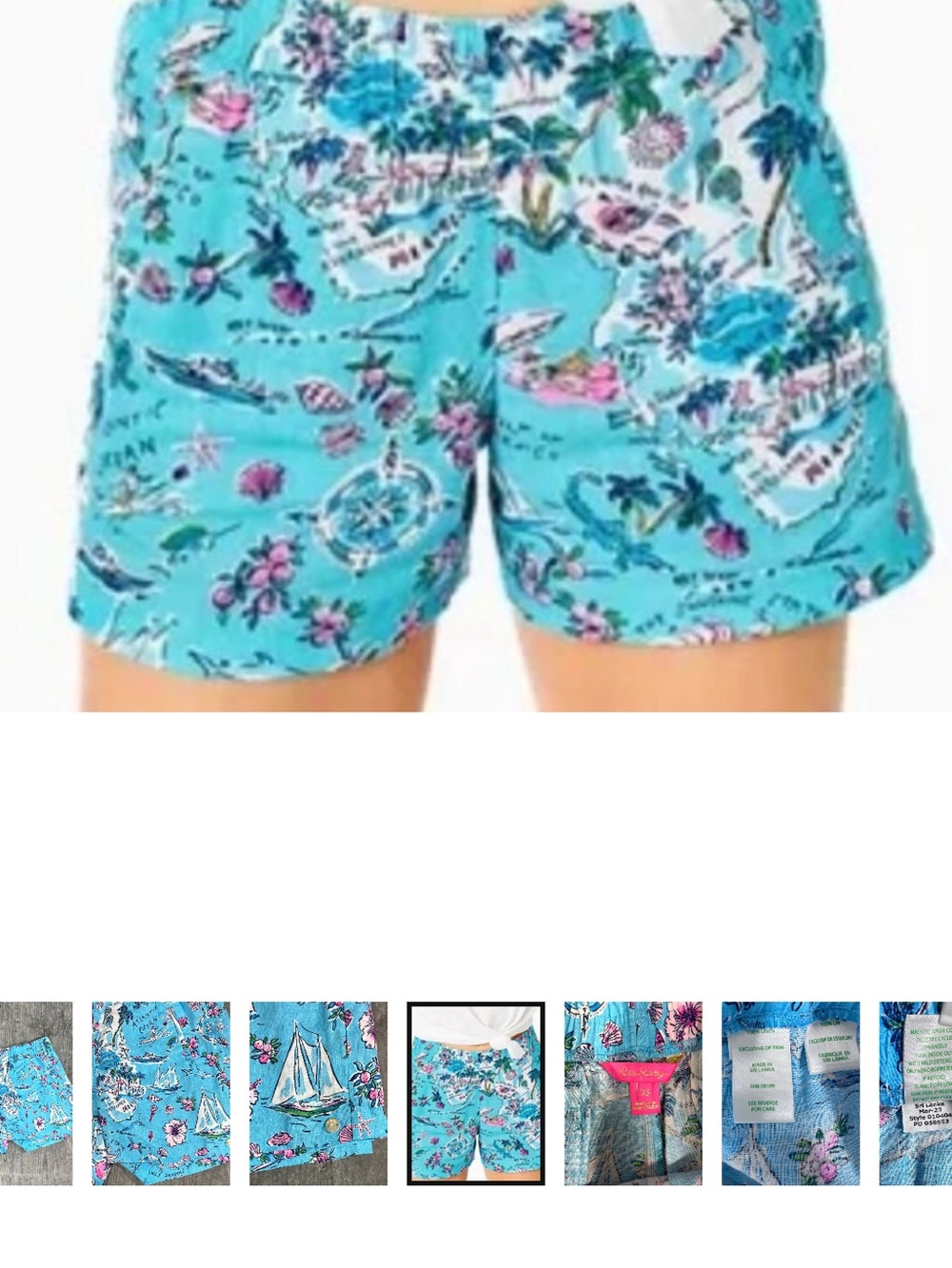 Lilly Pulitzer Lilo Linen Sorts in print Lilly's Road trip